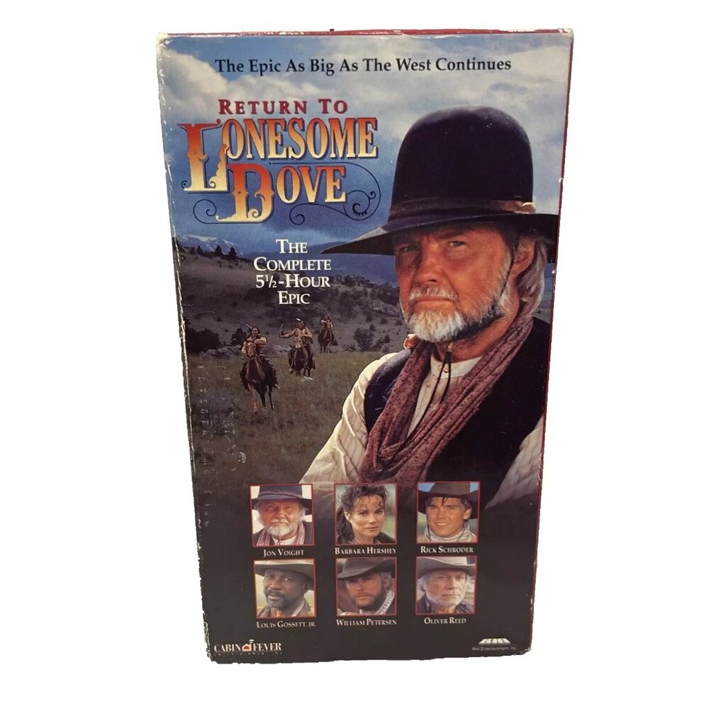 Return To Lonesome Dove (VHS,1993) The Complete 5 1/2 Hour Epic Jon Voight